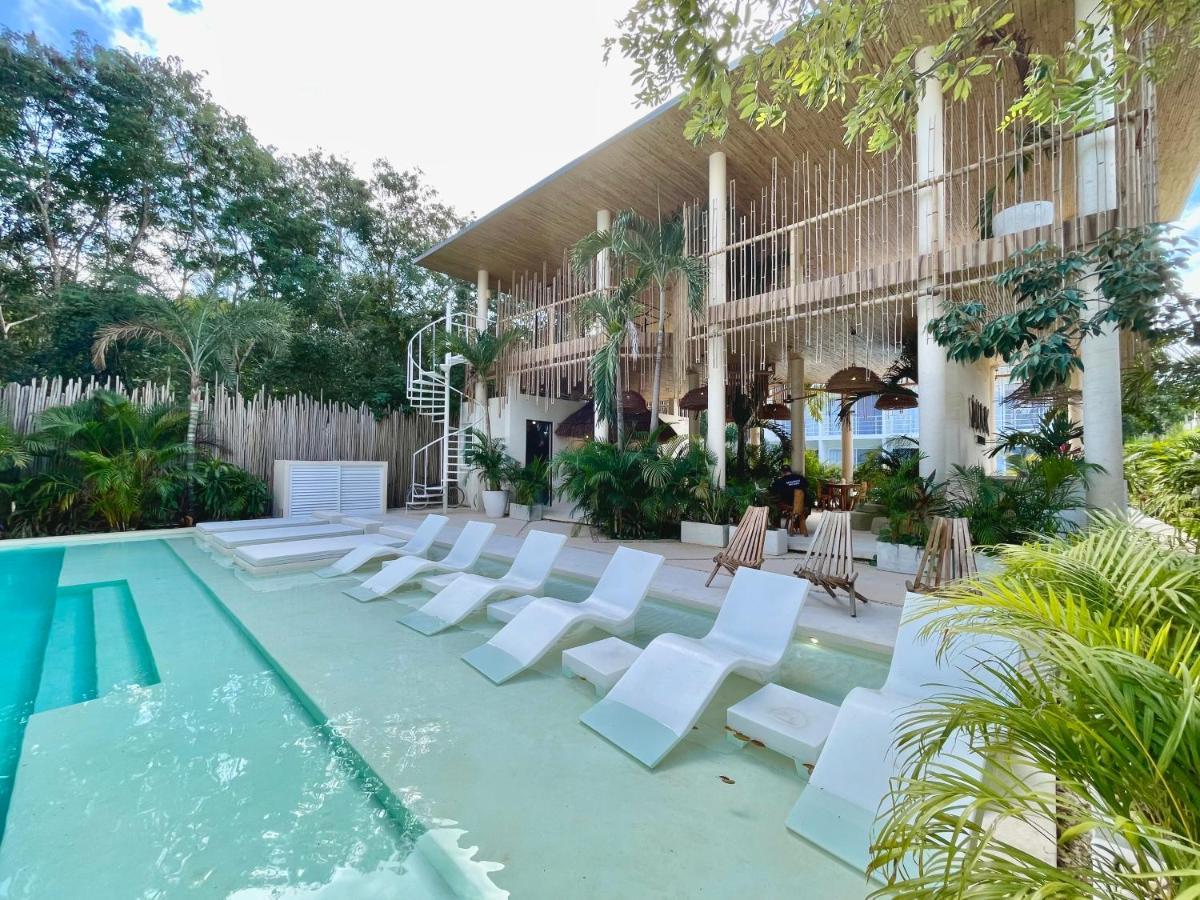 Beautiful Swim-Up Studio With Private Terrace, Pool And Jungle Gym Tulum Eksteriør billede