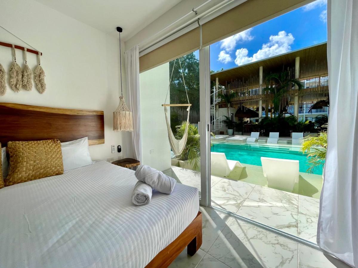 Beautiful Swim-Up Studio With Private Terrace, Pool And Jungle Gym Tulum Eksteriør billede