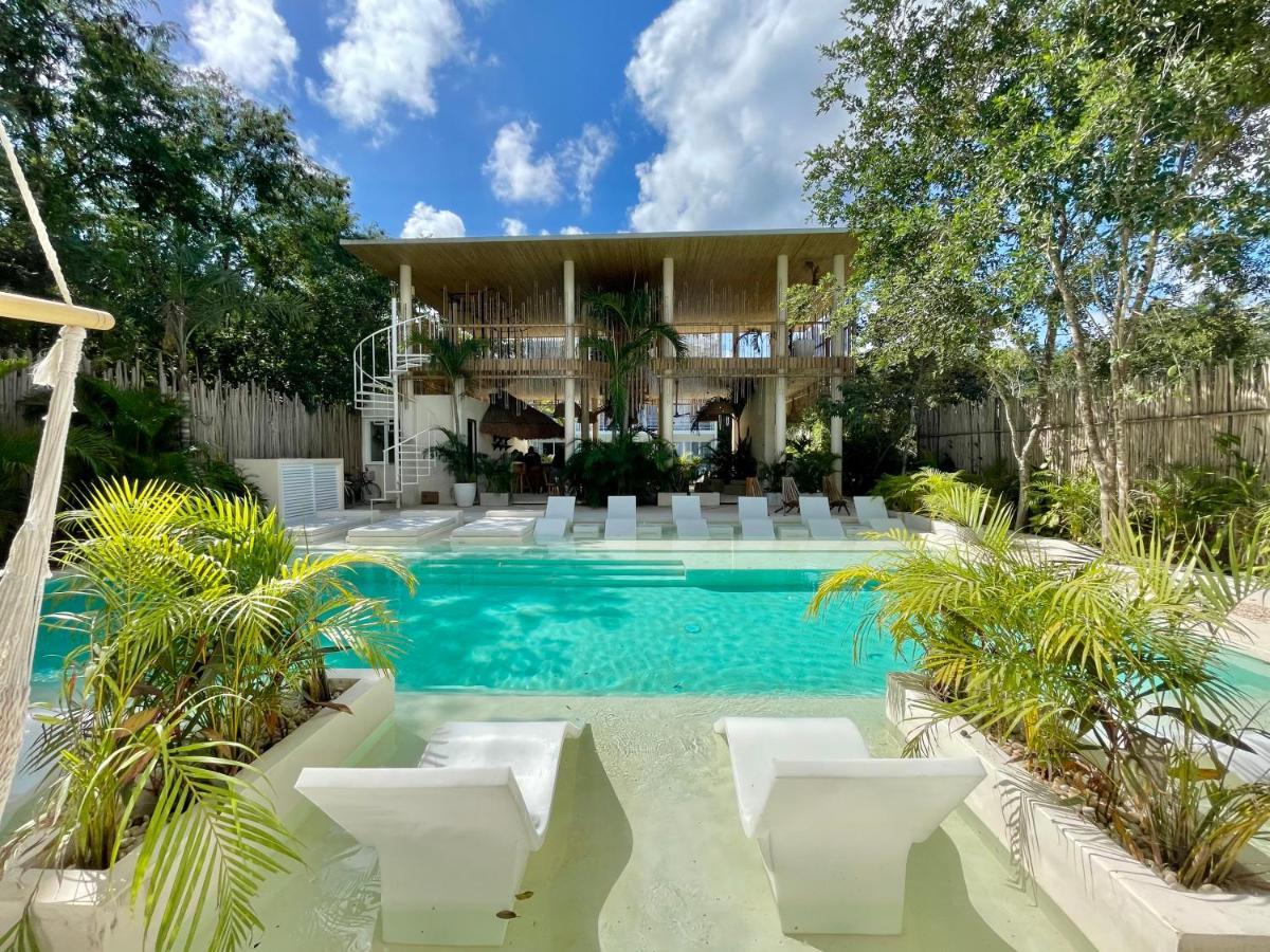 Beautiful Swim-Up Studio With Private Terrace, Pool And Jungle Gym Tulum Eksteriør billede