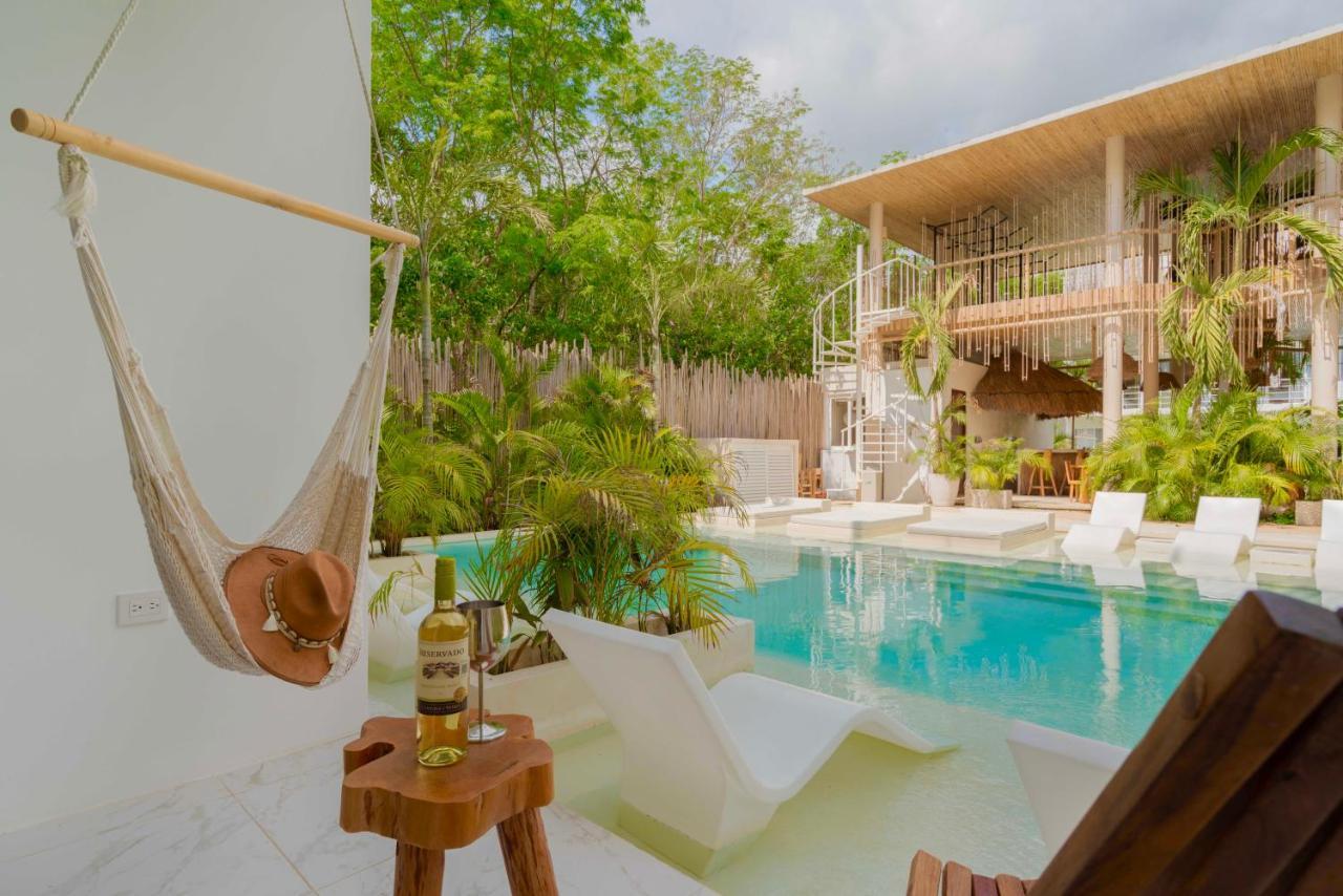 Beautiful Swim-Up Studio With Private Terrace, Pool And Jungle Gym Tulum Eksteriør billede