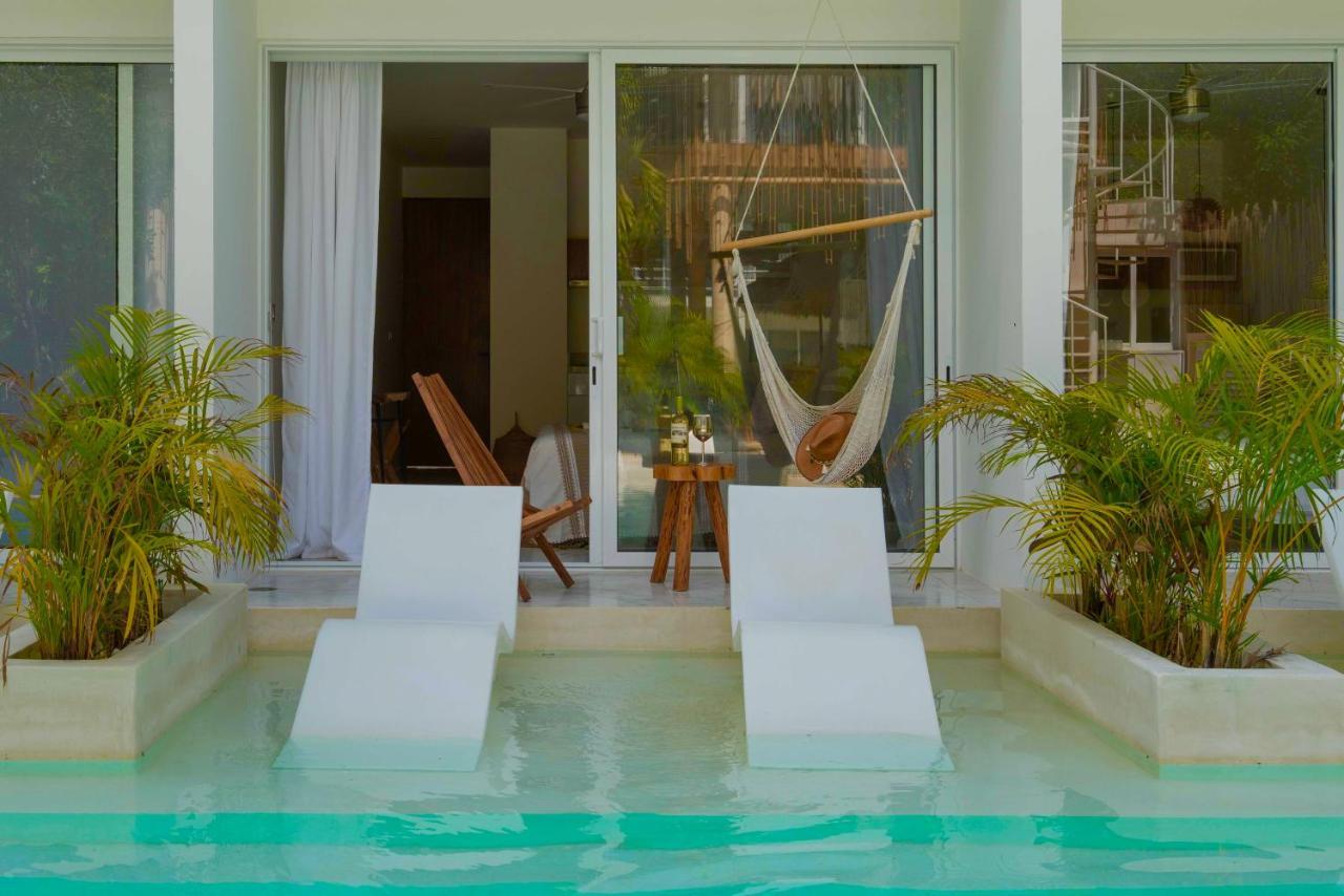 Beautiful Swim-Up Studio With Private Terrace, Pool And Jungle Gym Tulum Eksteriør billede