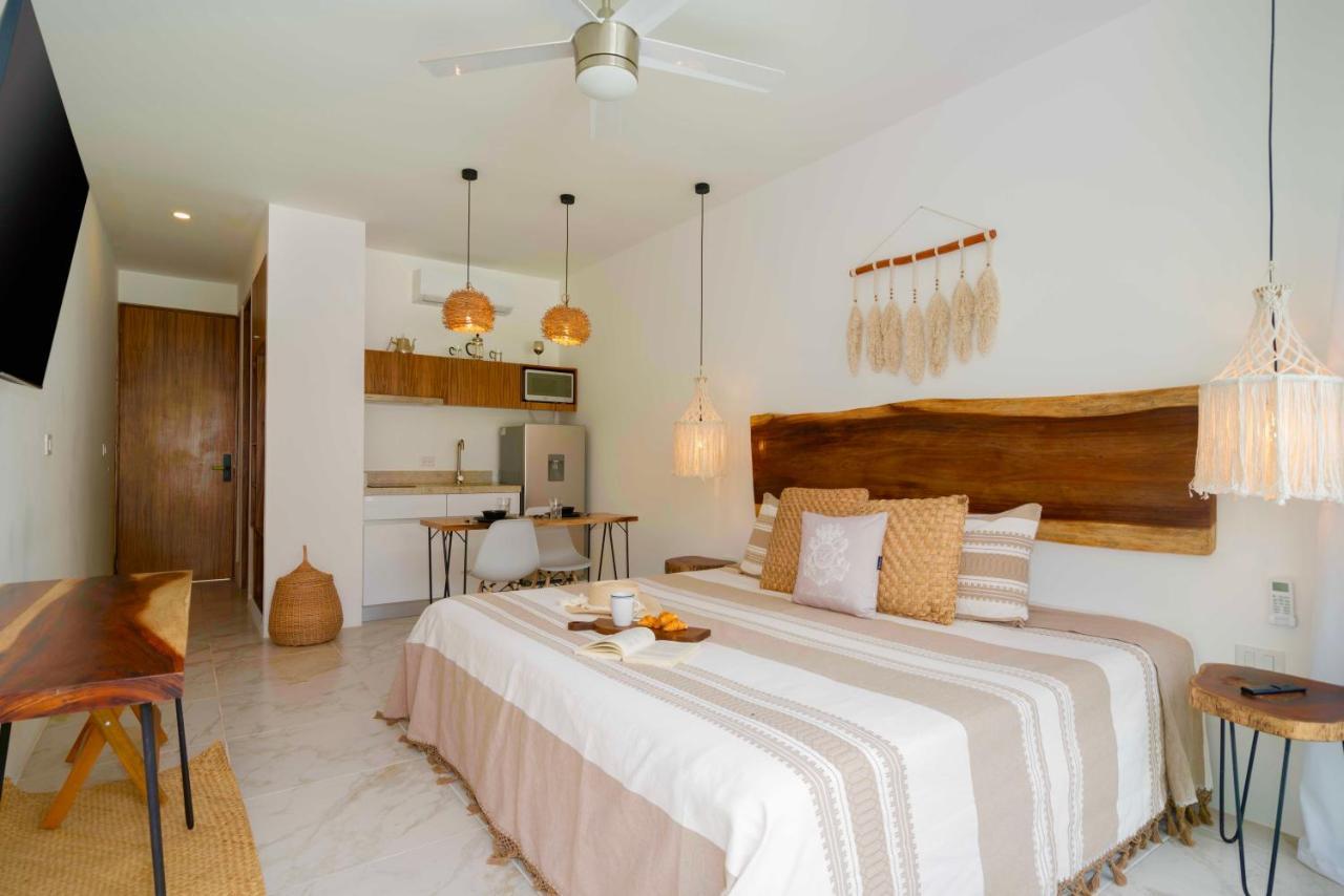 Beautiful Swim-Up Studio With Private Terrace, Pool And Jungle Gym Tulum Eksteriør billede