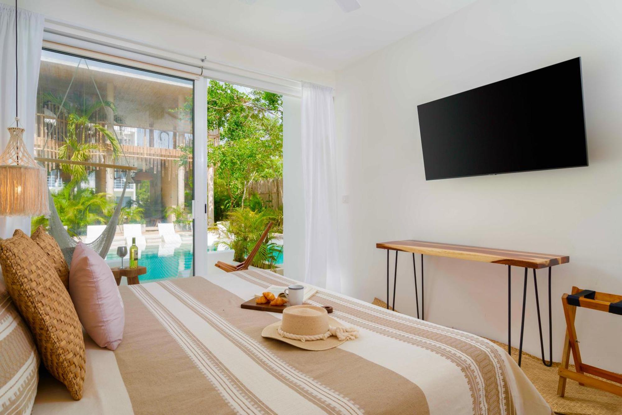 Beautiful Swim-Up Studio With Private Terrace, Pool And Jungle Gym Tulum Eksteriør billede